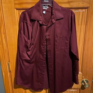 Van Heusen Red Shirt